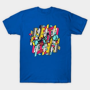 Abstract Pop Art Deconstructed T-Shirt